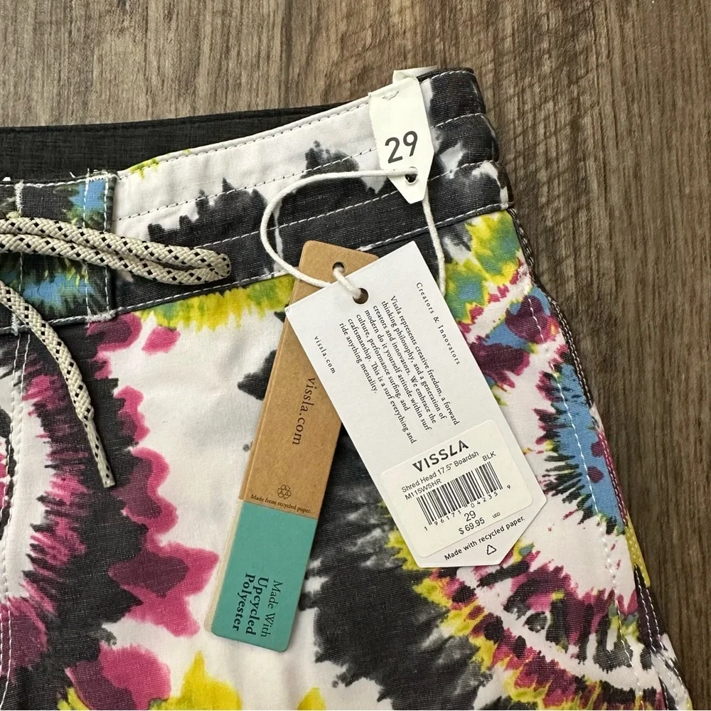VISSLA Boardshorts Swim SHRED HEAD Multicolour Men’s Size 29